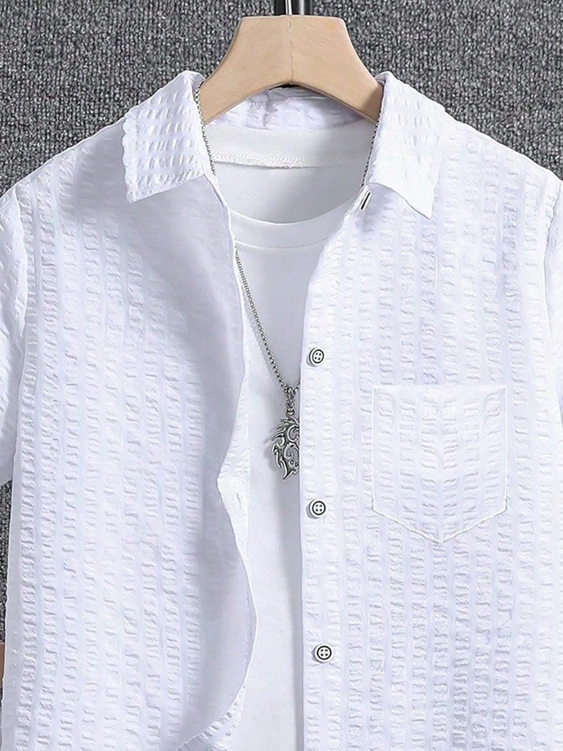 boys casual shirt shorts set