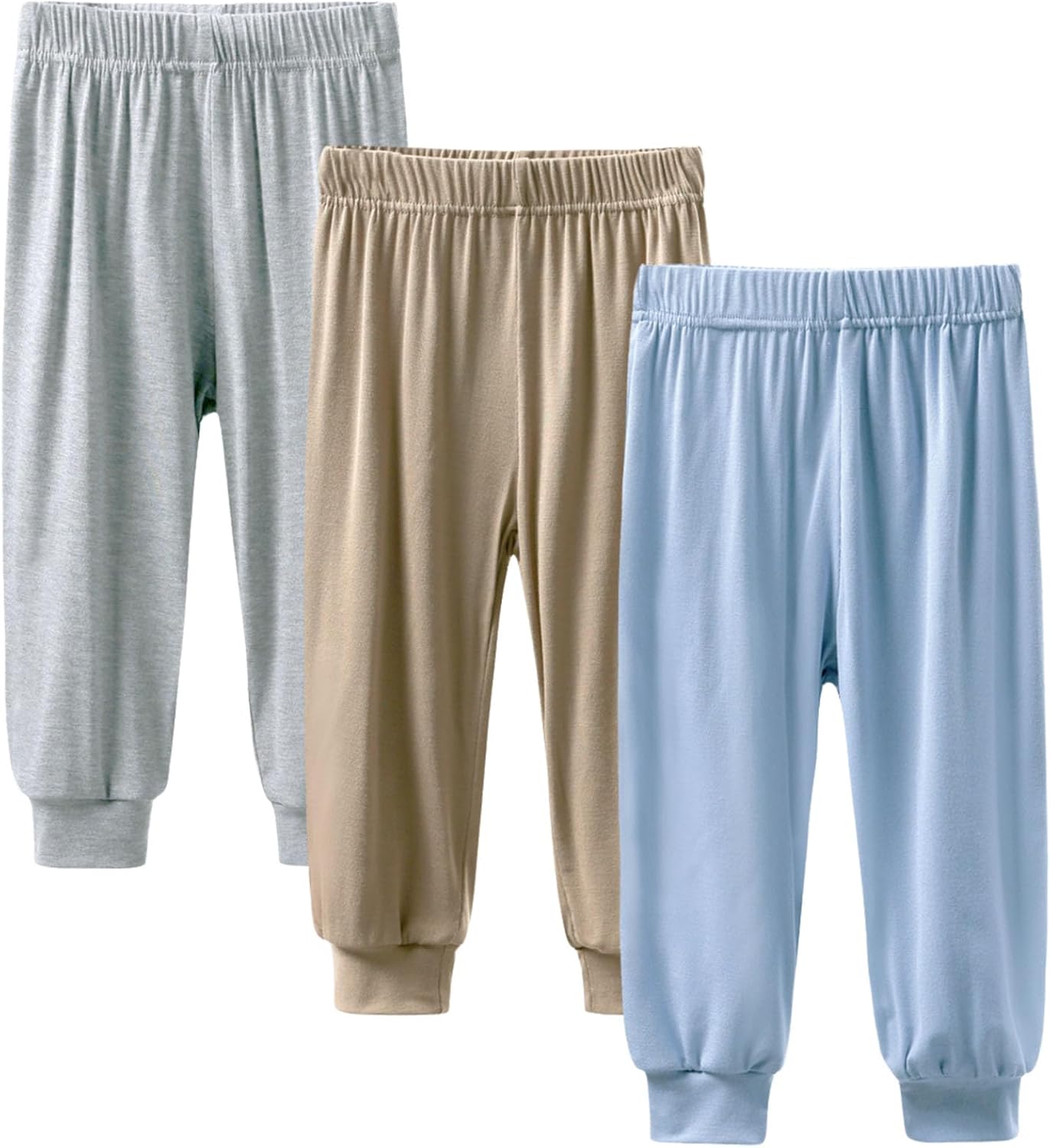 Yookoom Boys Girls 3 Pack Long Bloomers Harem Pants Sweatpants