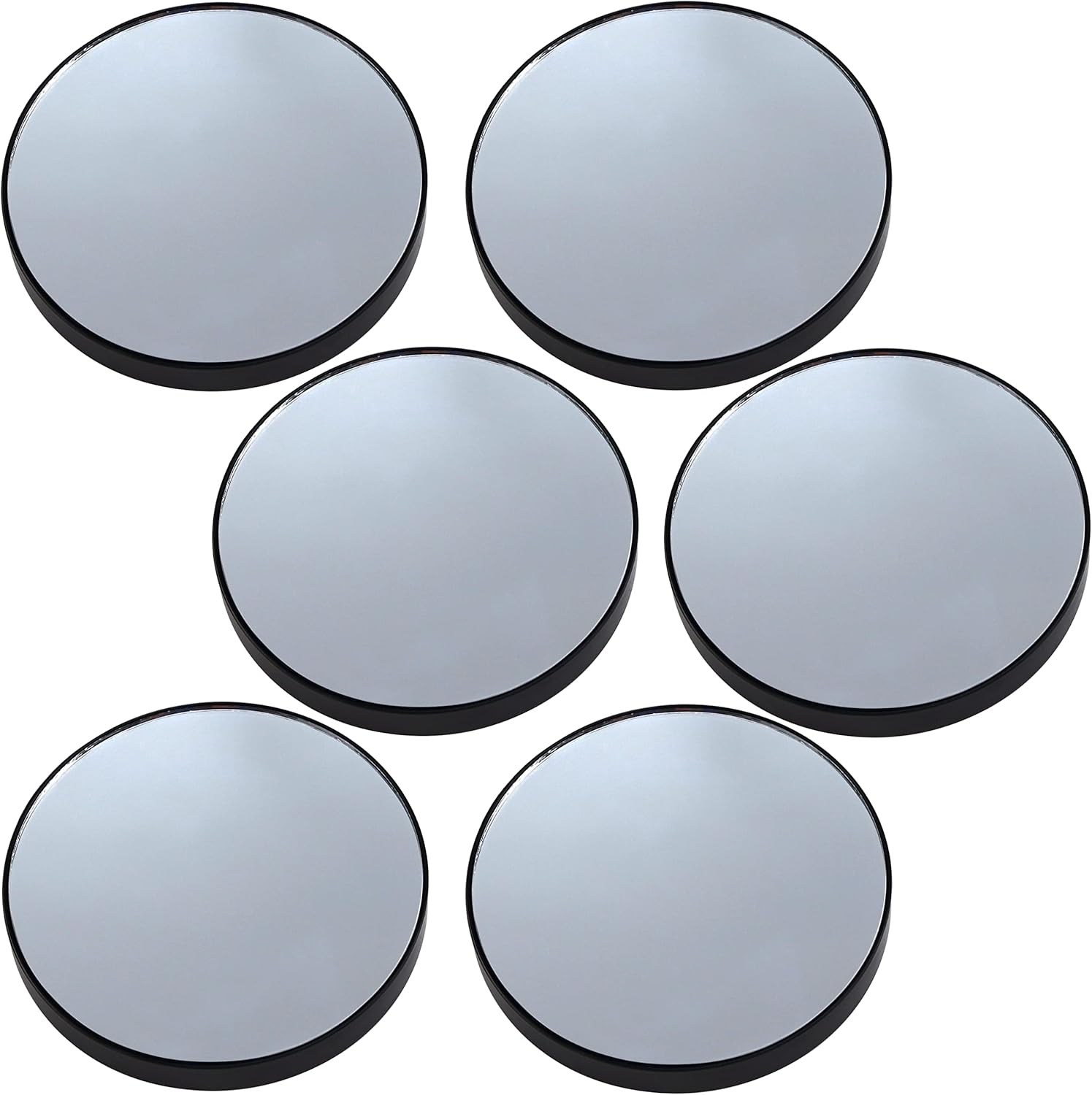 Iconikal 10x Magnification Mirror with Suction Cups 6-Pack