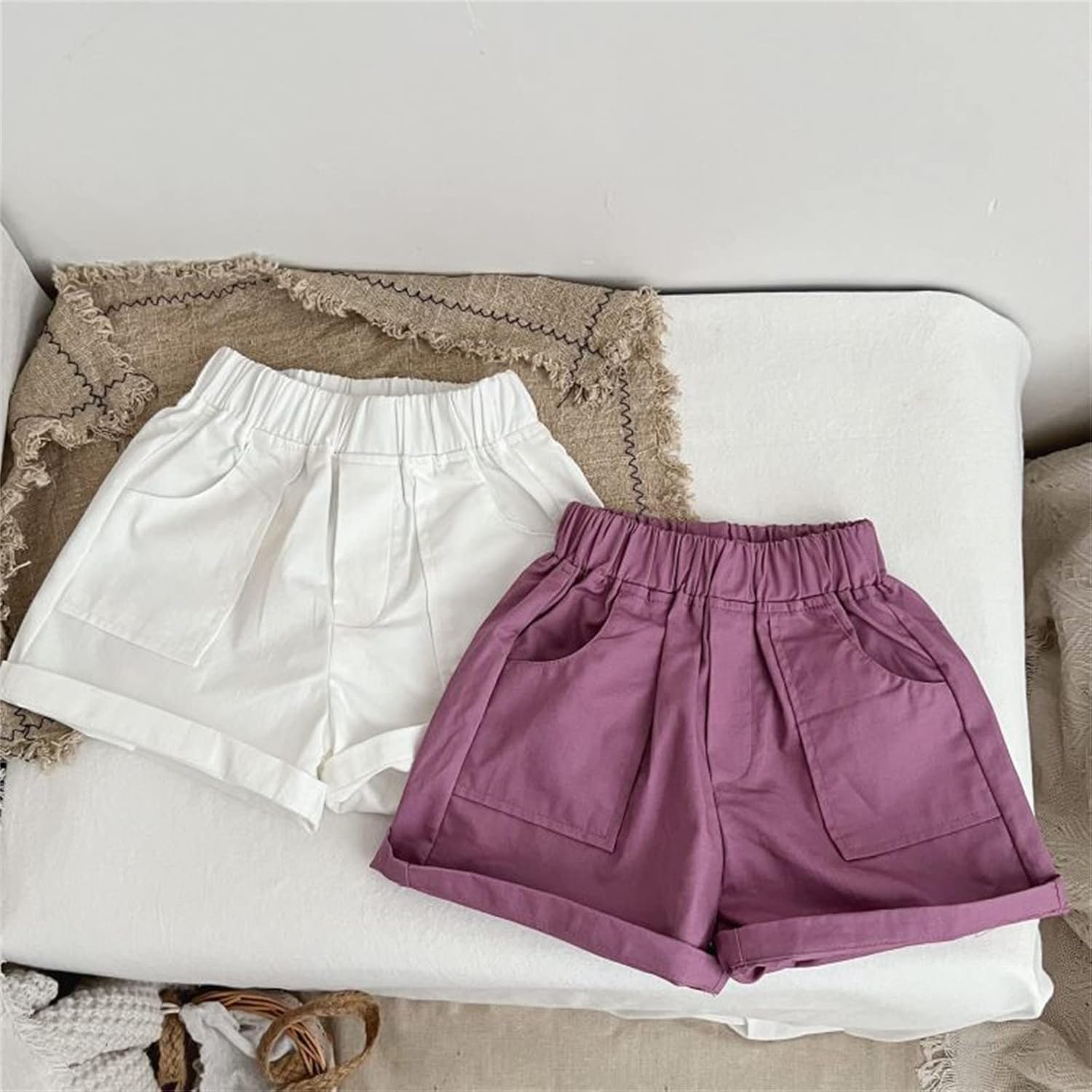 Toddler Boys and Girls Summer Shorts with Pockets