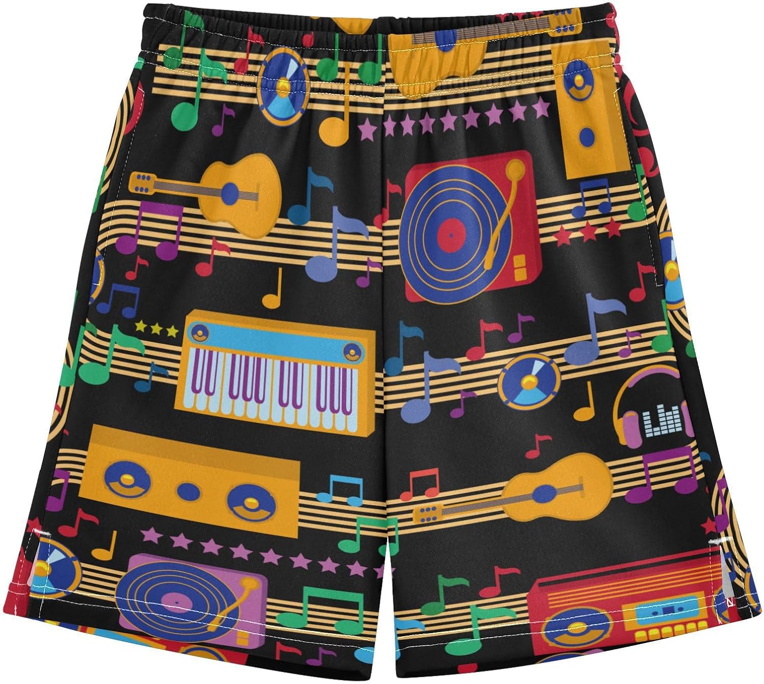 Aflyko Boys Summer Shorts Casual Daily Outfit with Drawstring Waist and Pockets