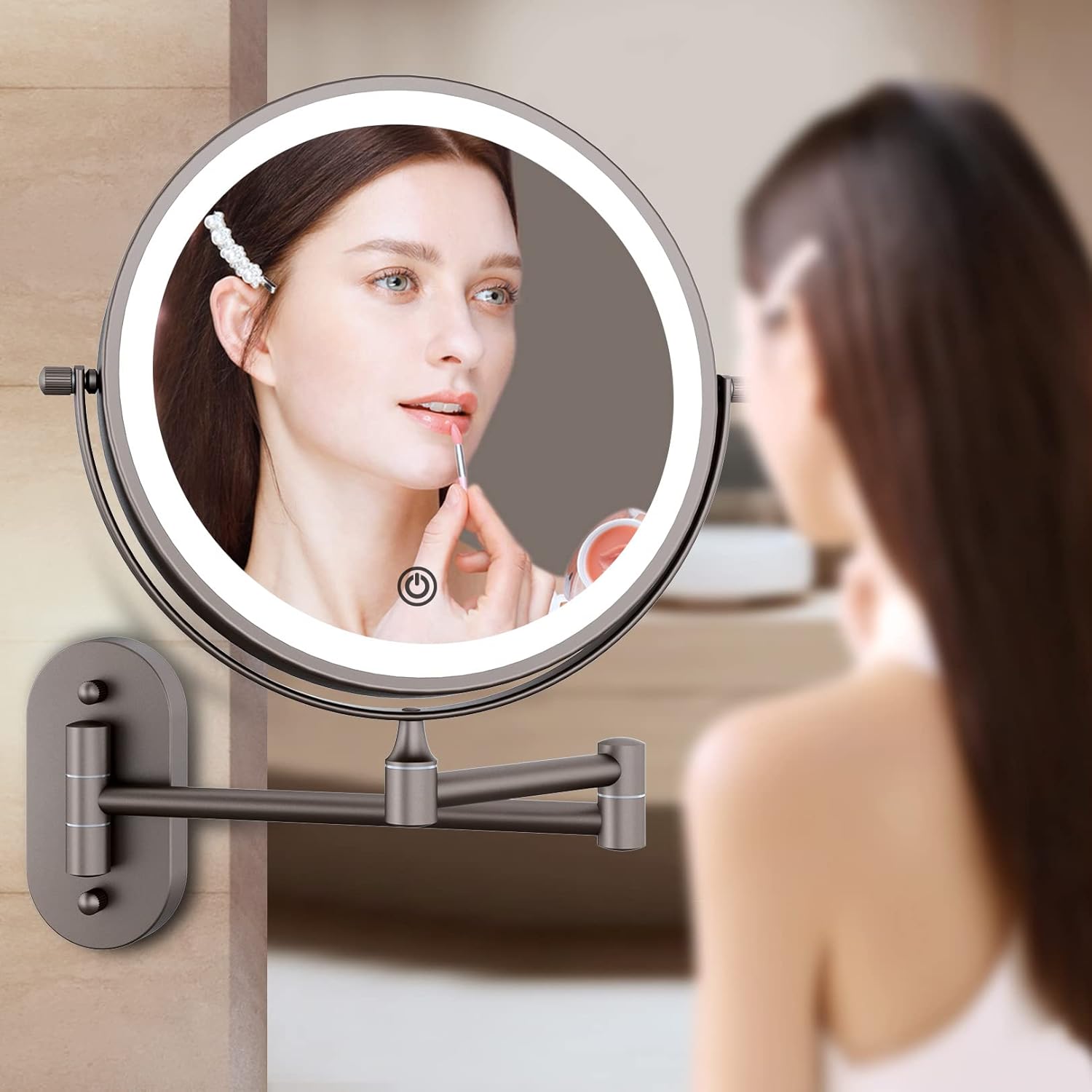 FASCINATE Wall-Mounted Lighted Vanity Mirror