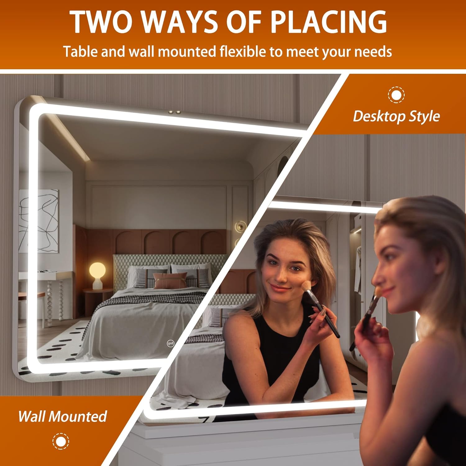 Vanity Mirror with Lights for MakeUp