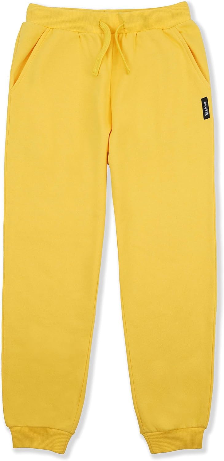 ALWAYSONE Kids Soft Fleece Sweatpants for Boys Girls 3-12 Years
