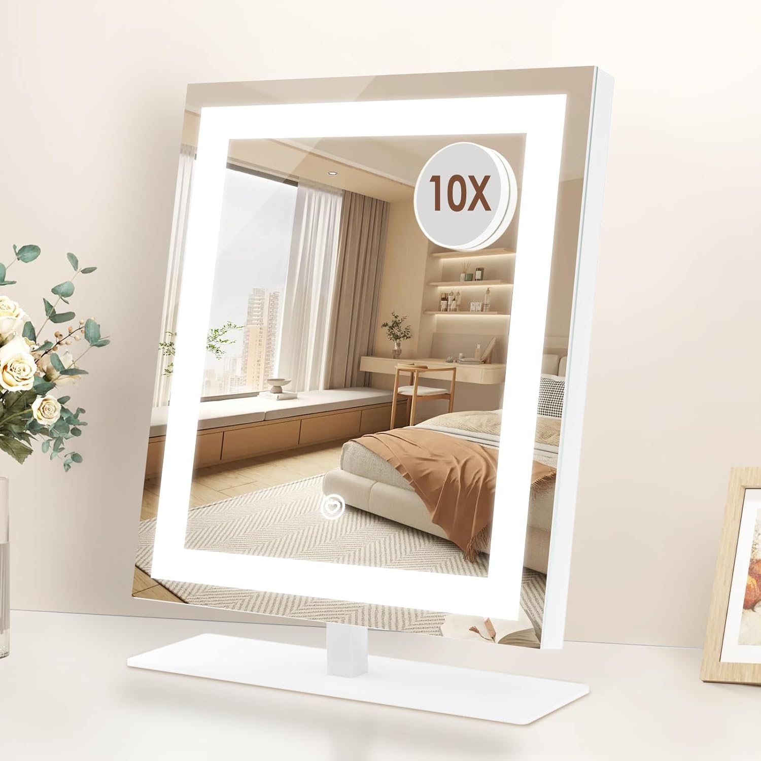 Beelux Lighted Makeup Mirror
