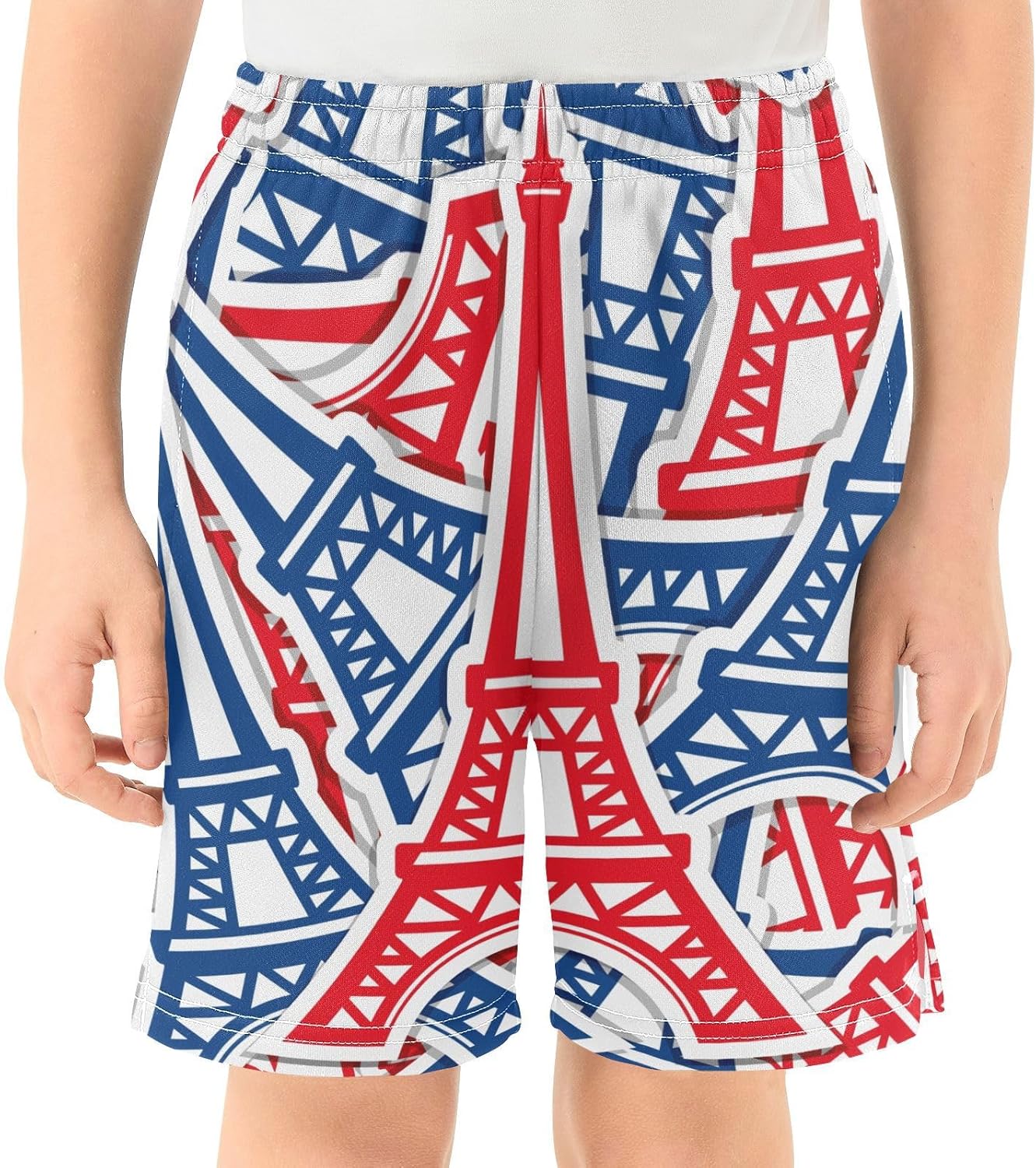 Aflyko Boys Casual Shorts Summer Outfit with Pockets for Boys