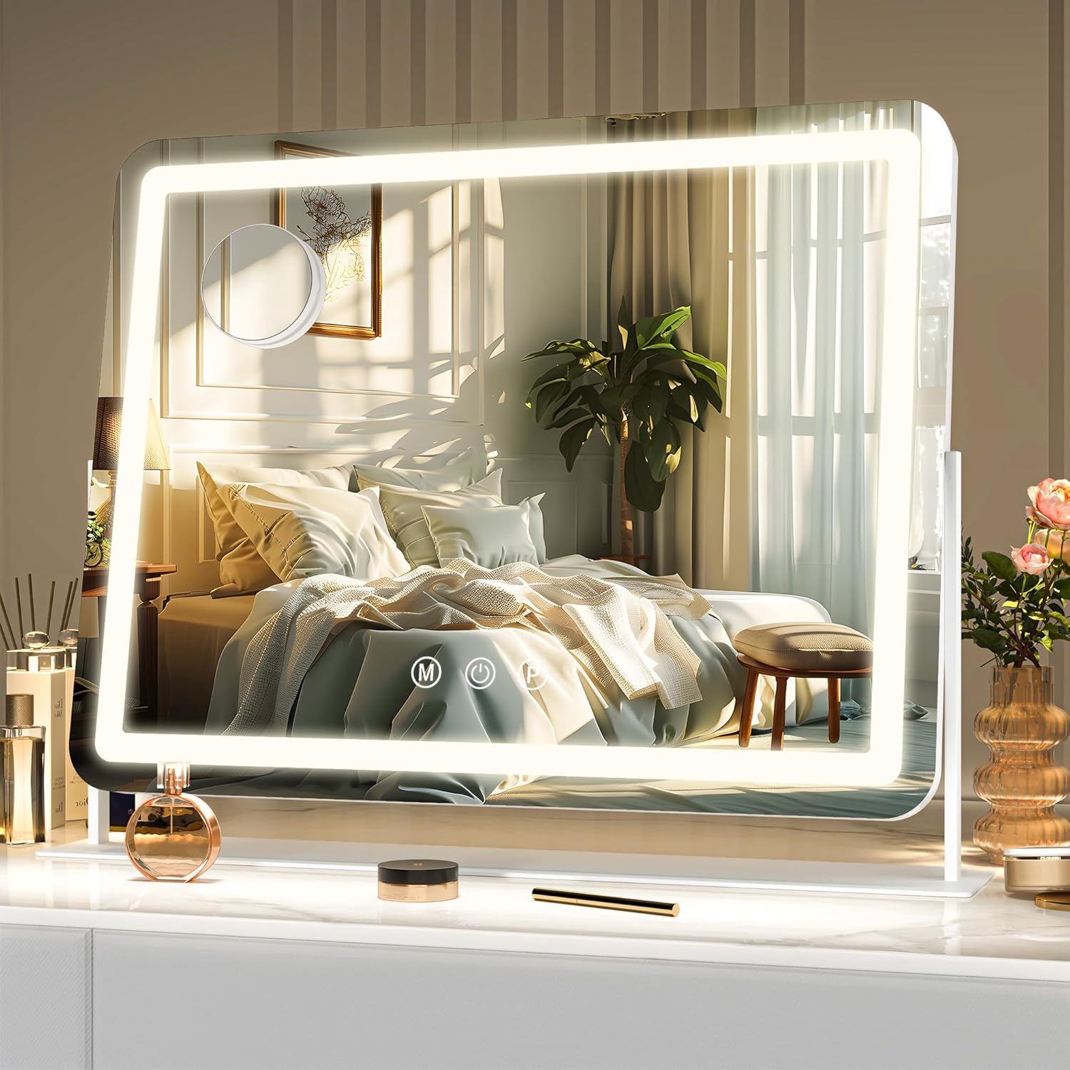 Vanity Mirror with Smart Lighting 15 x 13