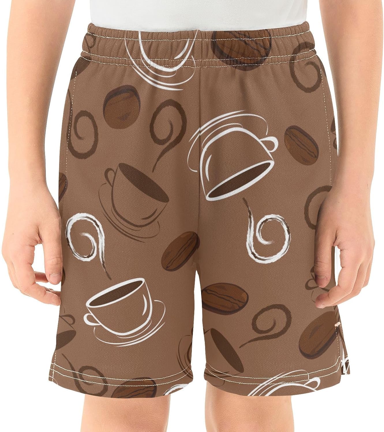 Aflyko Boys Summer Pocket Lightweight Casual Shorts with Adjustable Waist