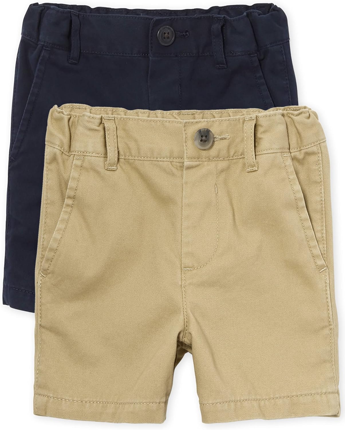 The Childrens Place Baby Boys Chino Shorts 2-Pack