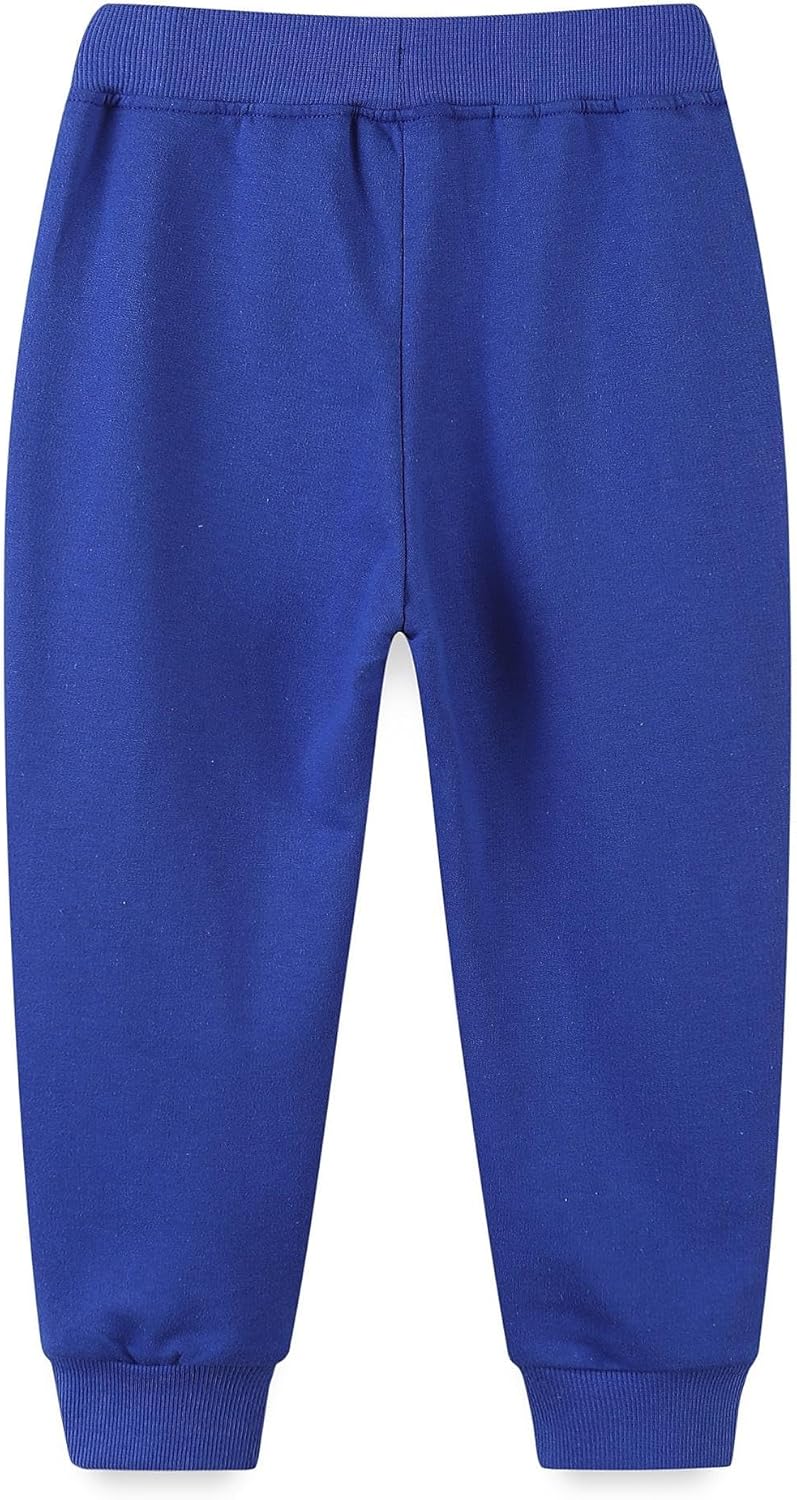 Irsutey Toddler Boys Cotton Rainbow Print Active Jogger Pants