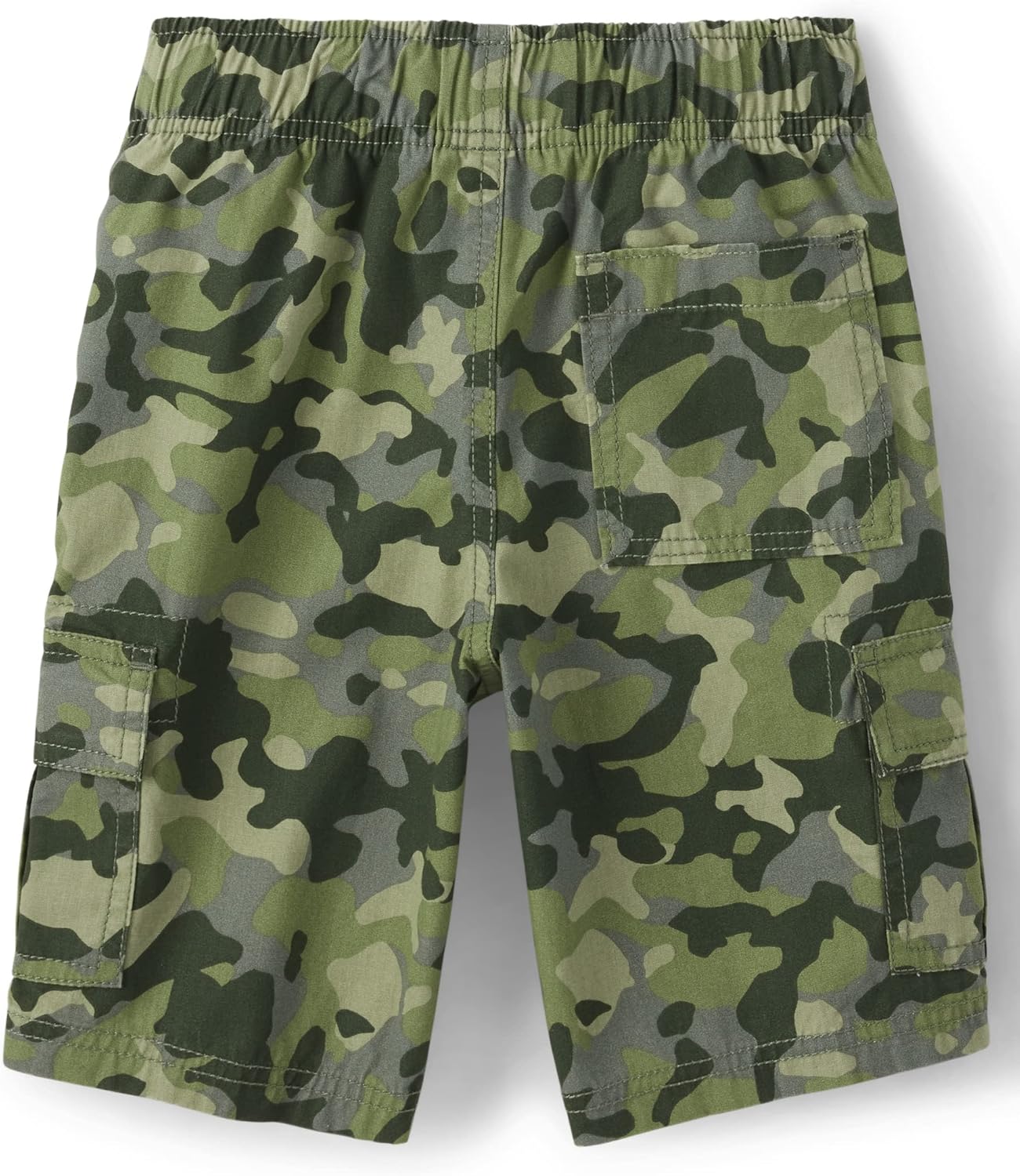 Boys Cargo Shorts with Camo Flap Pockets Cstu412h061