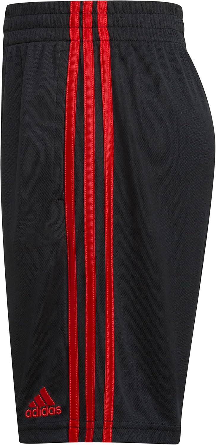 Adidas Boys Elastic Waistband 3-Stripes Shorts