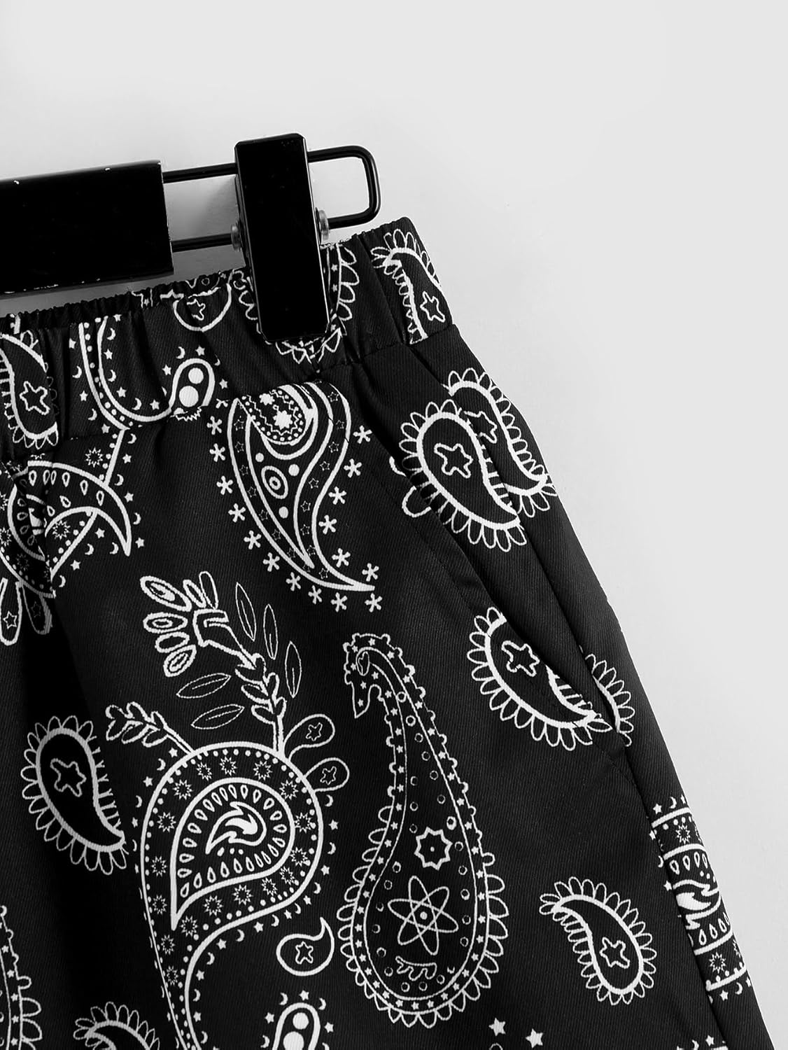Paisley Print Track Shorts Battle Tested