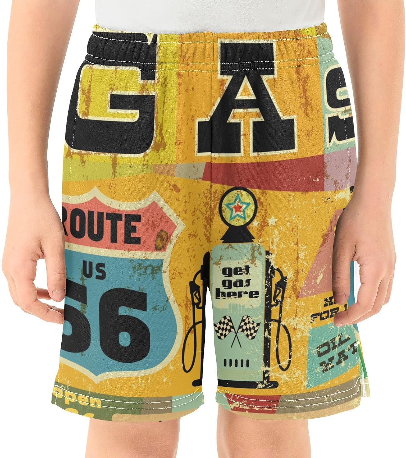 Aflyko Boys Summer Casual Shorts with Pockets