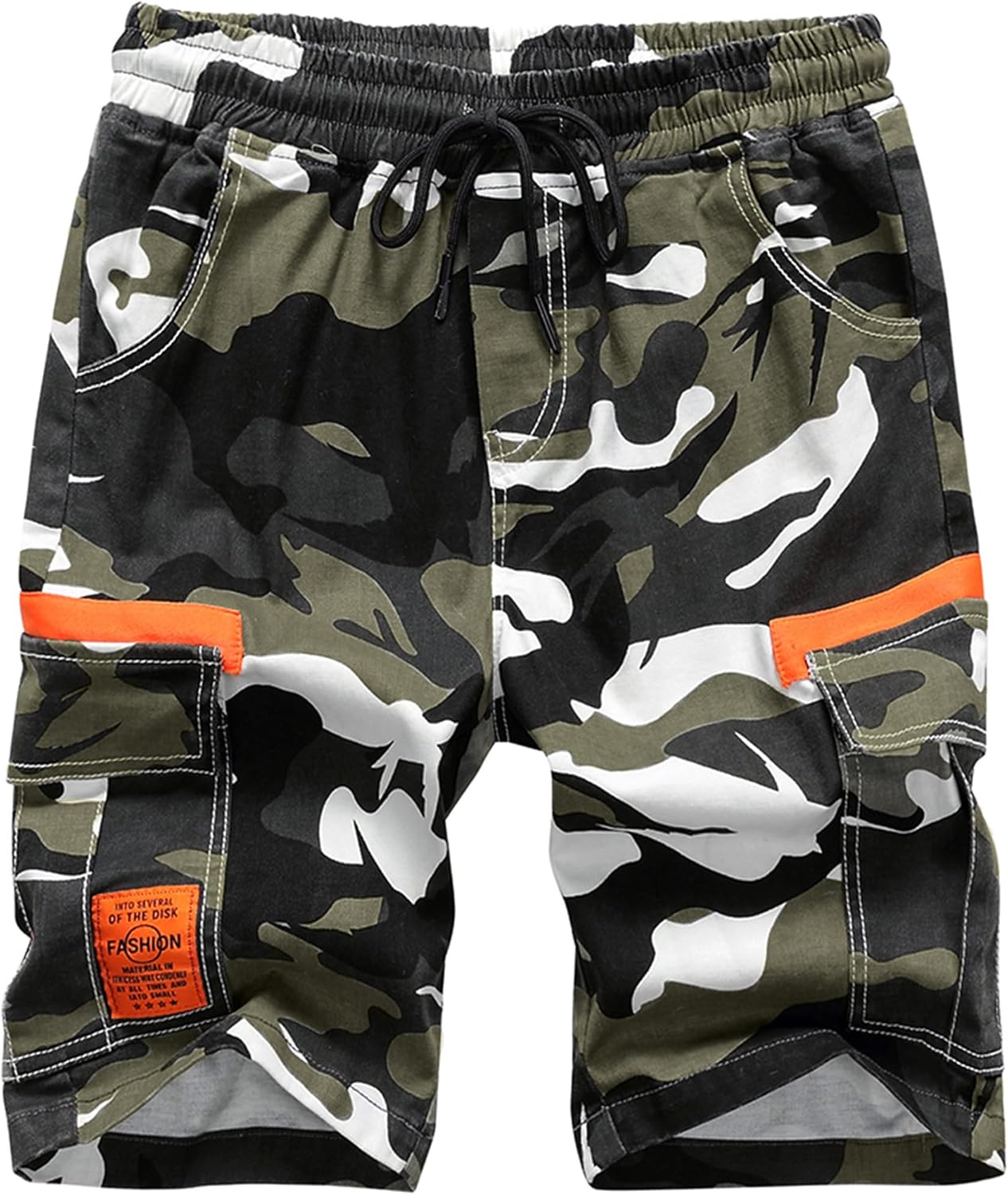 Camouflage Cargo Shorts for Kids TLAENSON