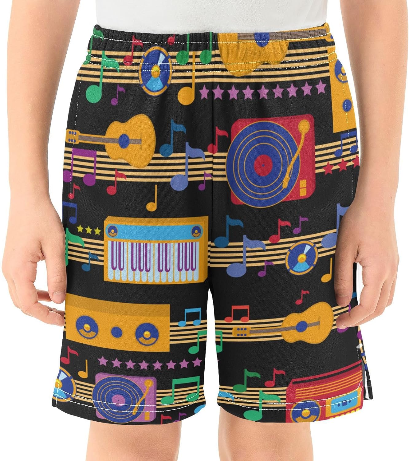 Aflyko Boys Summer Shorts Casual Daily Outfit with Drawstring Waist and Pockets