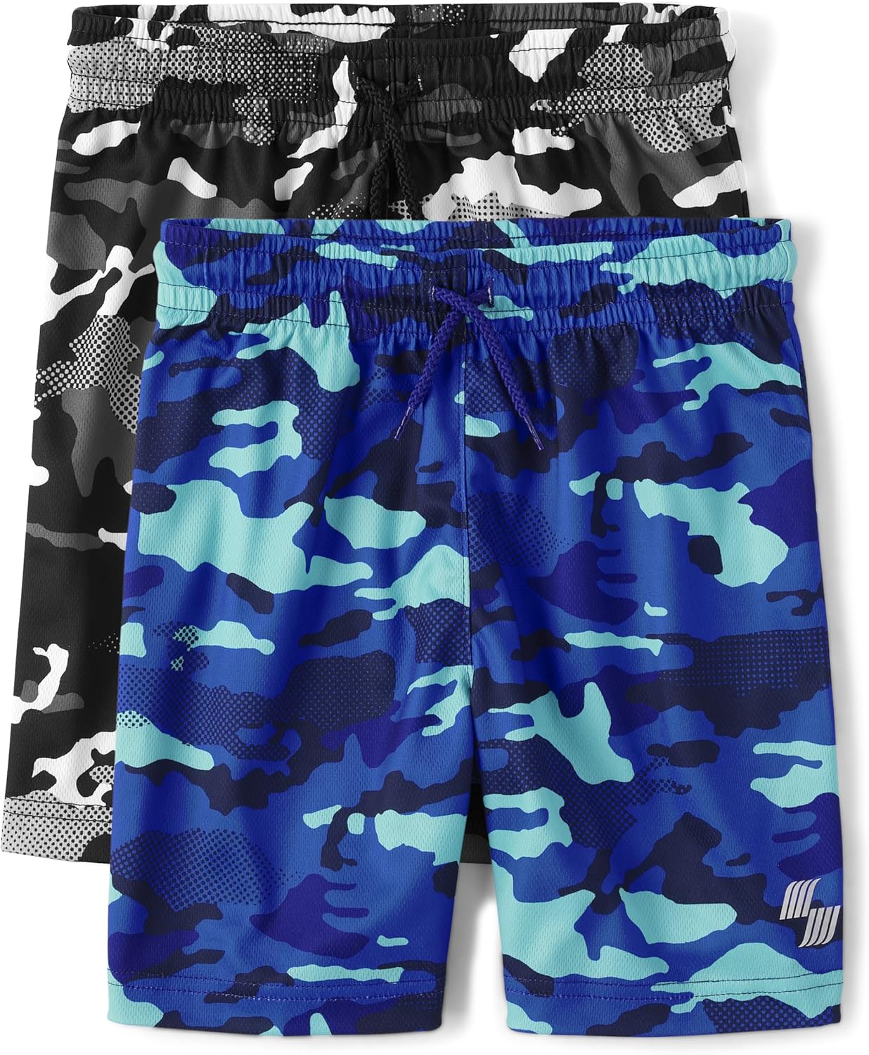 The Childrens Place Boys Basketball Shorts 2 Pack