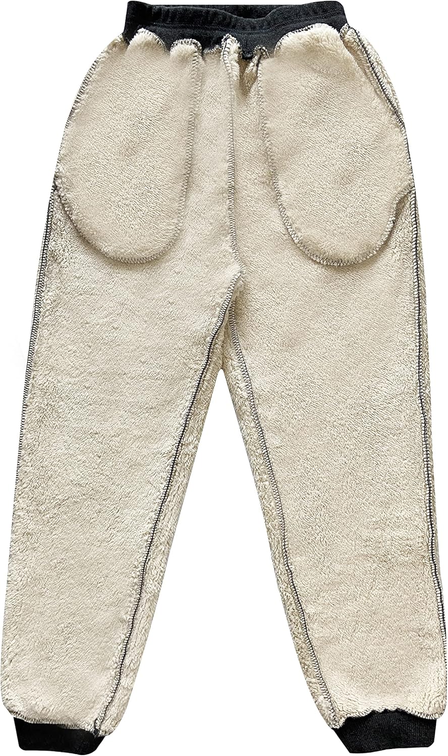 HangNiFang Boys Girls Fleece Lined Winter Jogger Pants