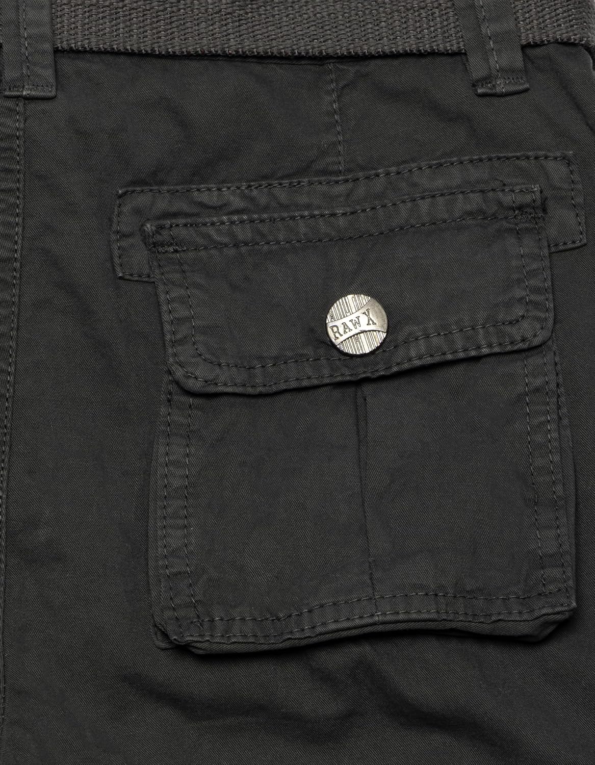 Raw X Boys 100 Cotton Cargo Shorts