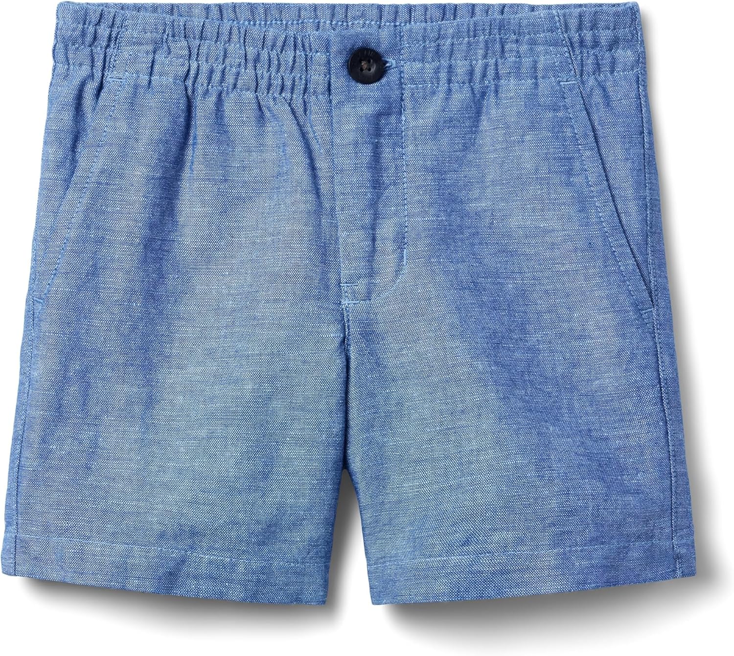 Janie and Jack Boys Chambray Pull On Shorts Toddler