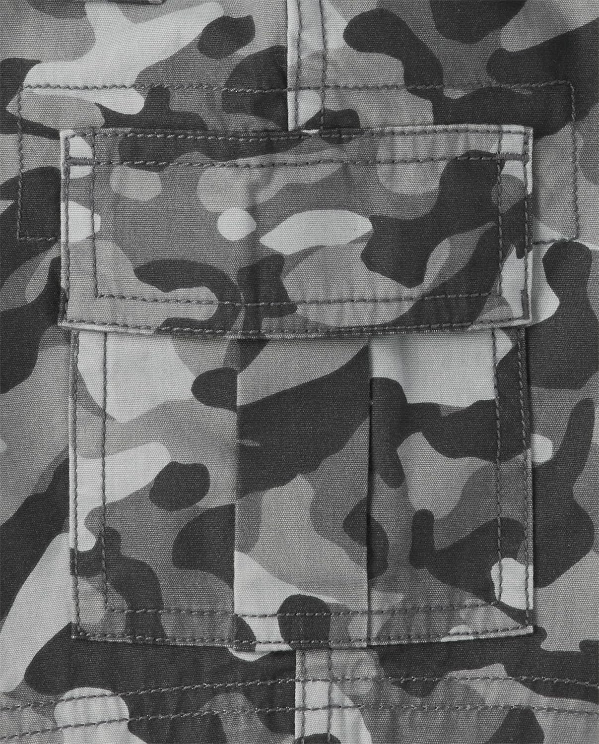 Boys Cargo Shorts with Camo Flap Pockets Cstu412h061