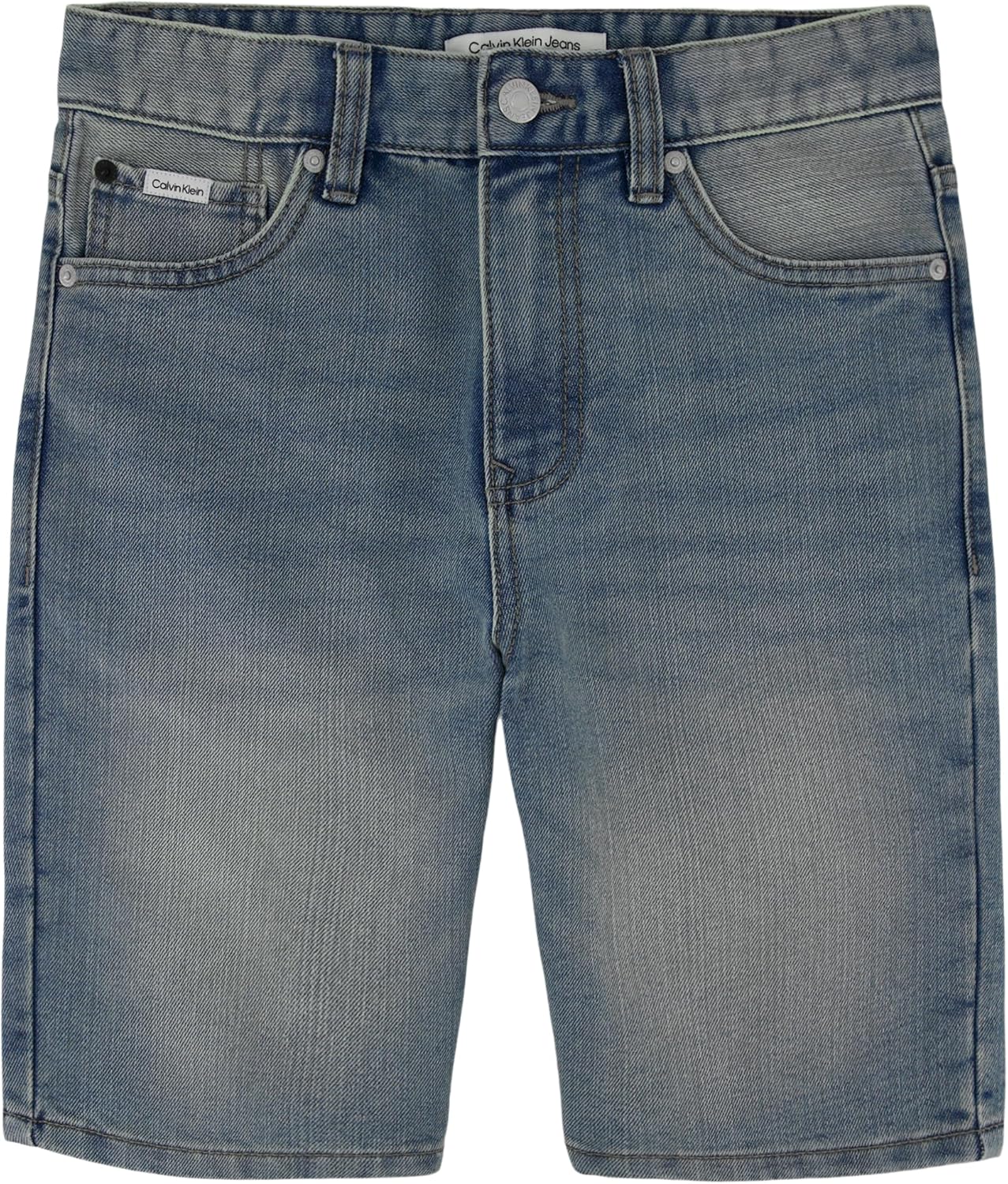 Calvin Klein Boys Relaxed Fit Denim Shorts 5-Pocket Style