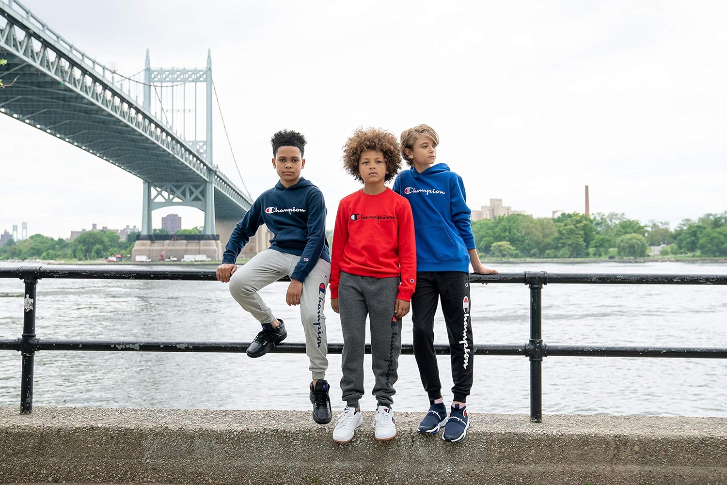 Champion Boys Sweatpant Stretch Fit Heritage Inspired