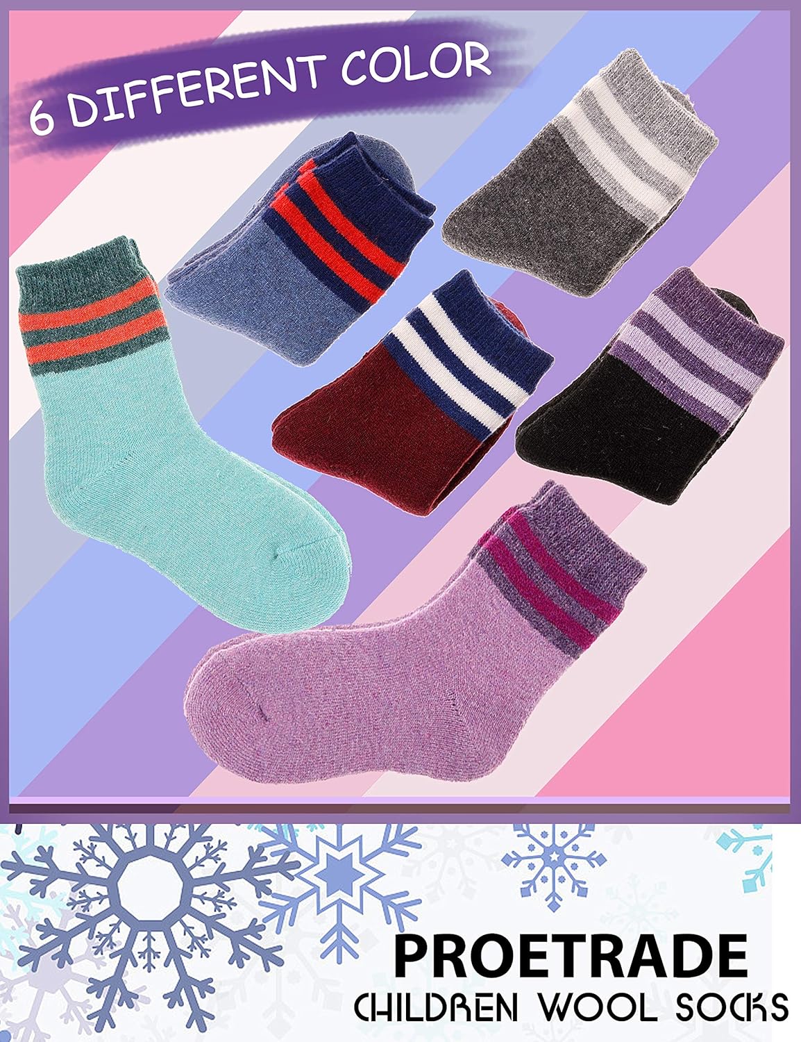 ProEtrade Thick Thermal Warm Socks for Kids