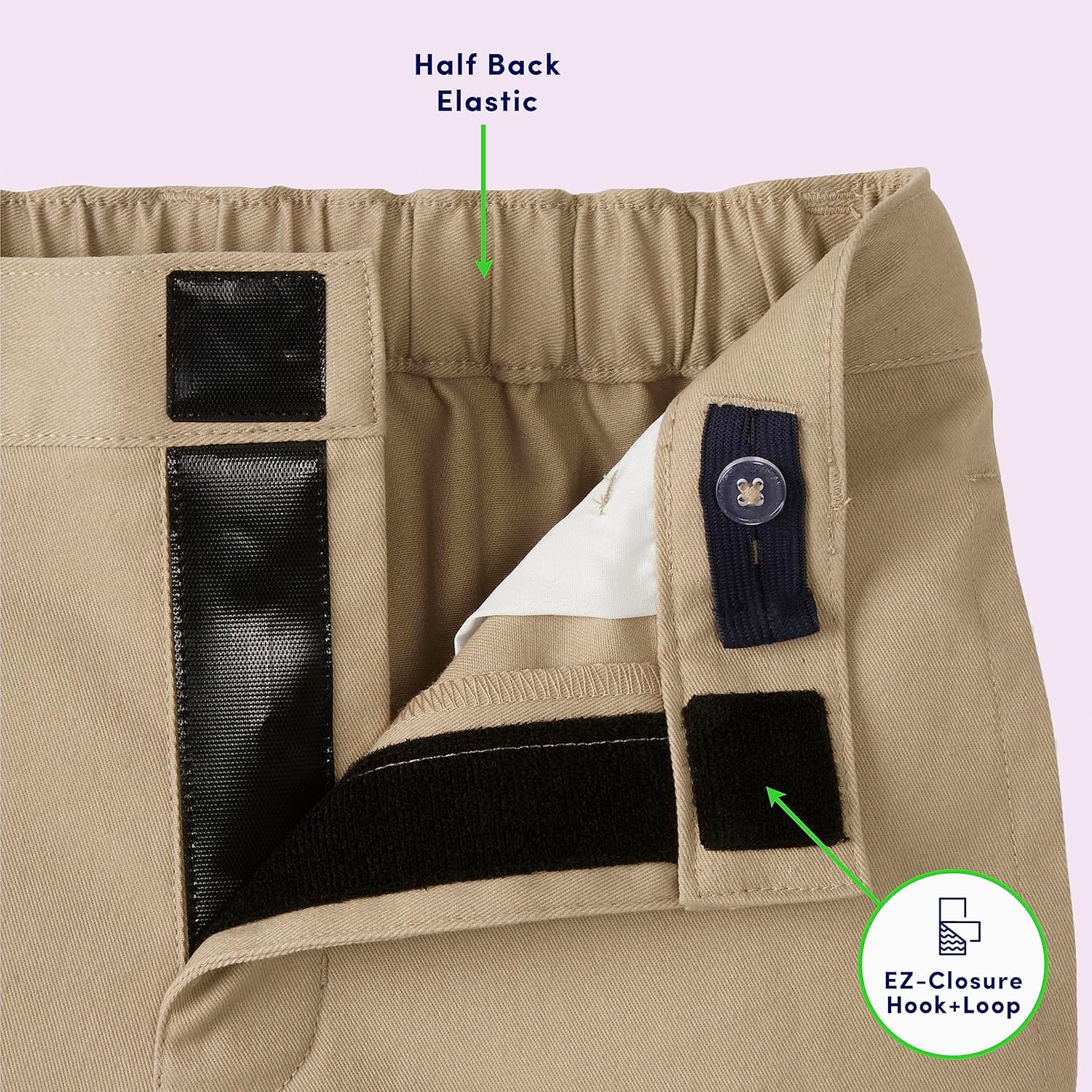 French Toast Boys Adaptive Flat Front Shorts