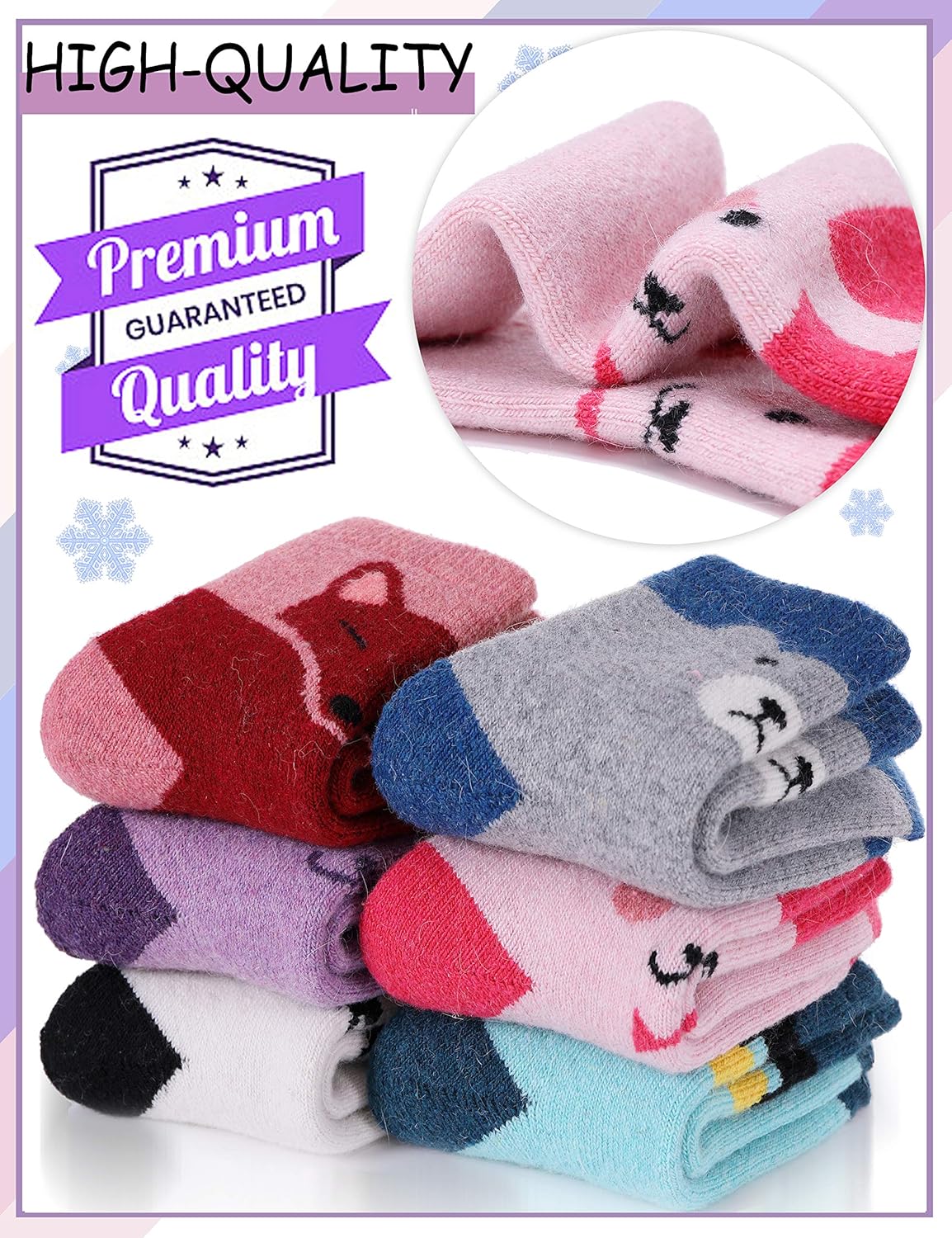 Thick Thermal Socks for Kids Keep Feet Comfy This Winter